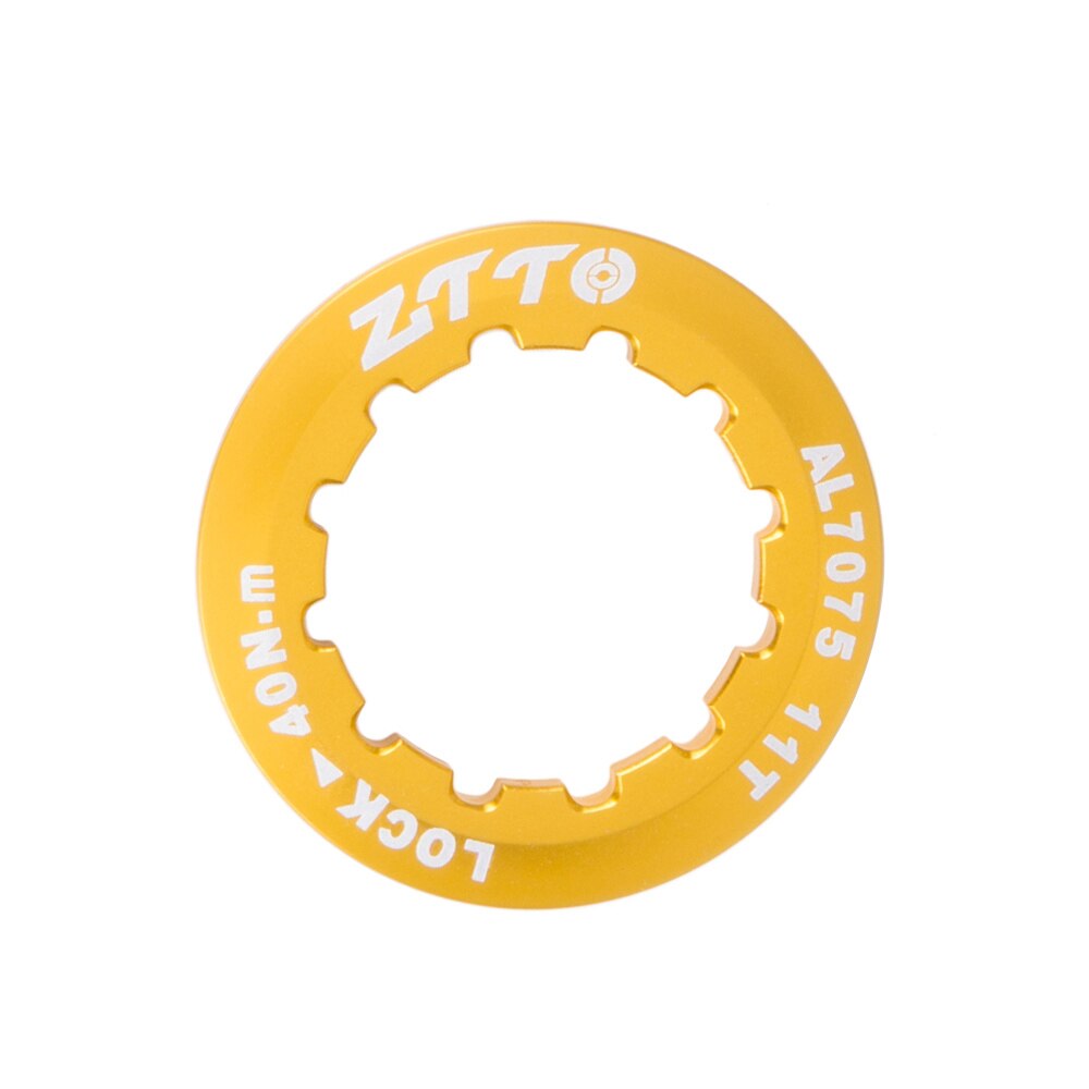 Mtb Racefiets Cassette Cover Lock Ring 11T AL7075 Ultralight Cap Voor Shimano Sram Sunrace 9S 10S 11S 12S Speed Vrijloop: 11T Gold