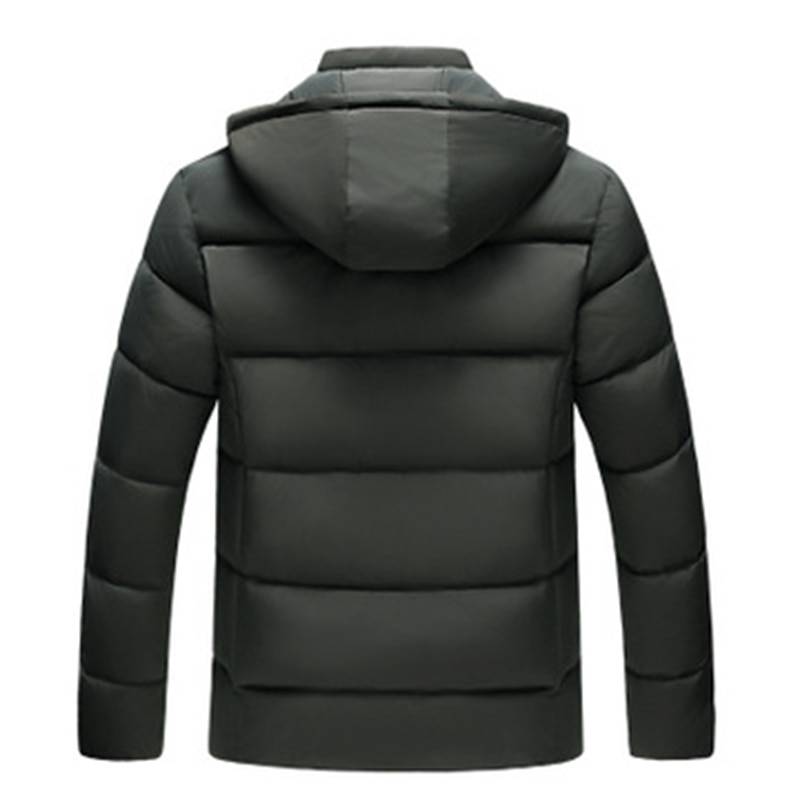 Dad winter jacket middle-aged and elderly men's winter jacket middle-aged men's warm cotton jacket grandfather Down jacket