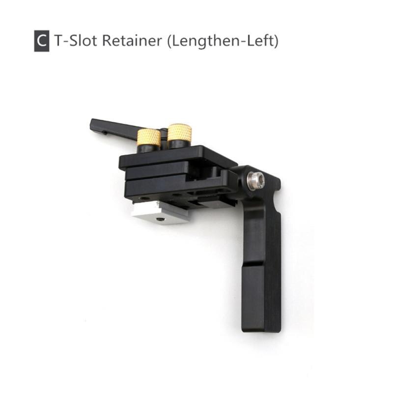 Miter Track Stop Track Limit 30cm T Track For T-Slot T-Tracks Stop Chute Limiter Locator Woodworking DIY Manual Tools TSLM1: Longer Left Stoper