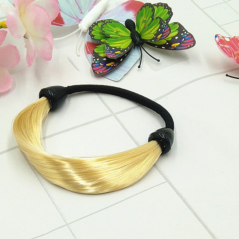 Cute Hair Ropes Scrunchie Ponytail Holder Hairband 1pc Female Girl Straight Elastic Hair Band Hair Accessories: 04