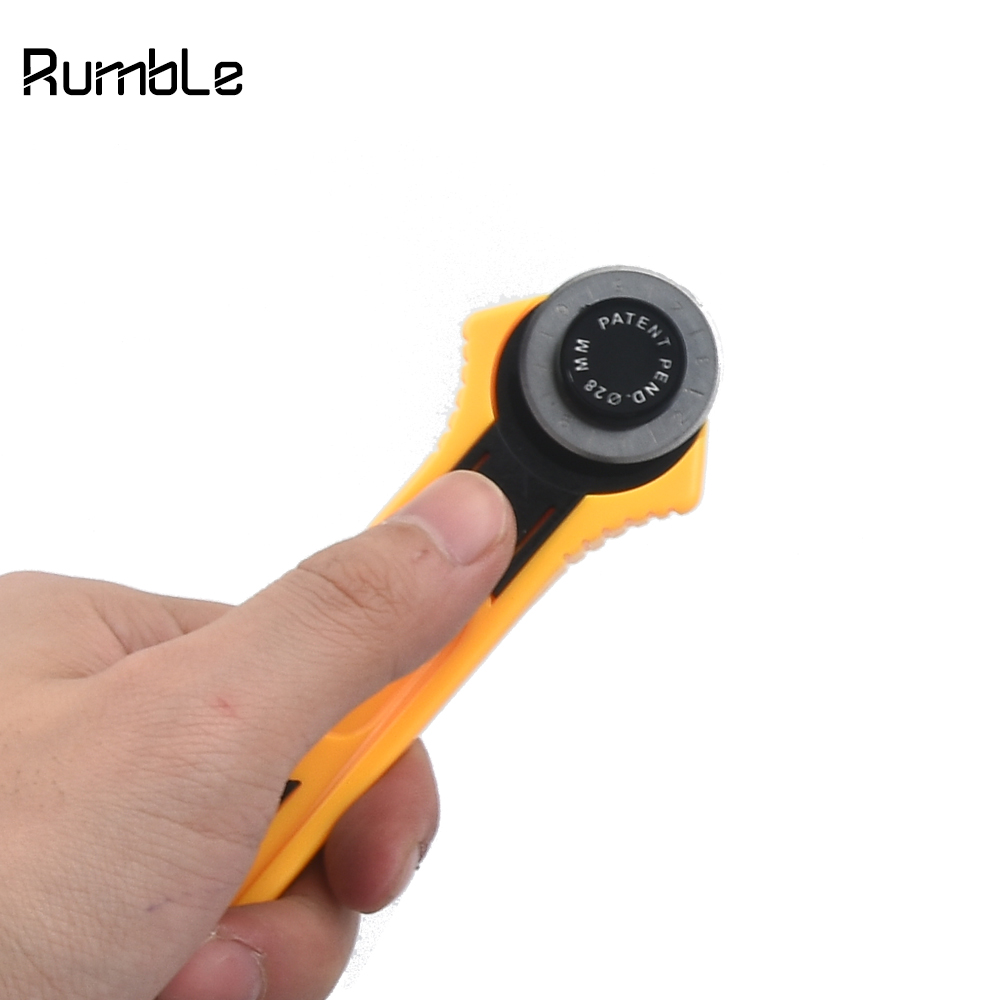 1 st 28mm roterande skärblad cirkulärt skuret lapptäcke tyg läder papper hantverk syverktyg tyg skärande hantverksverktyg