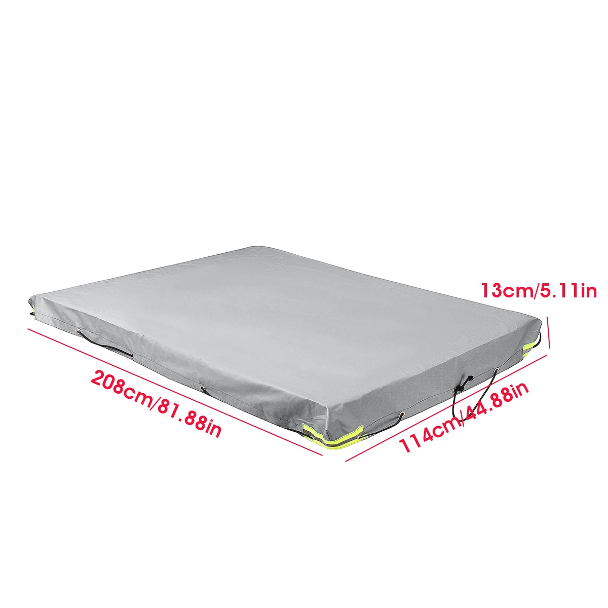 208x114x13cm Trailer Cover Sunshade Outdoor Snow Protection Waterproof Dustproof Car Roof Tent Cover Canopy