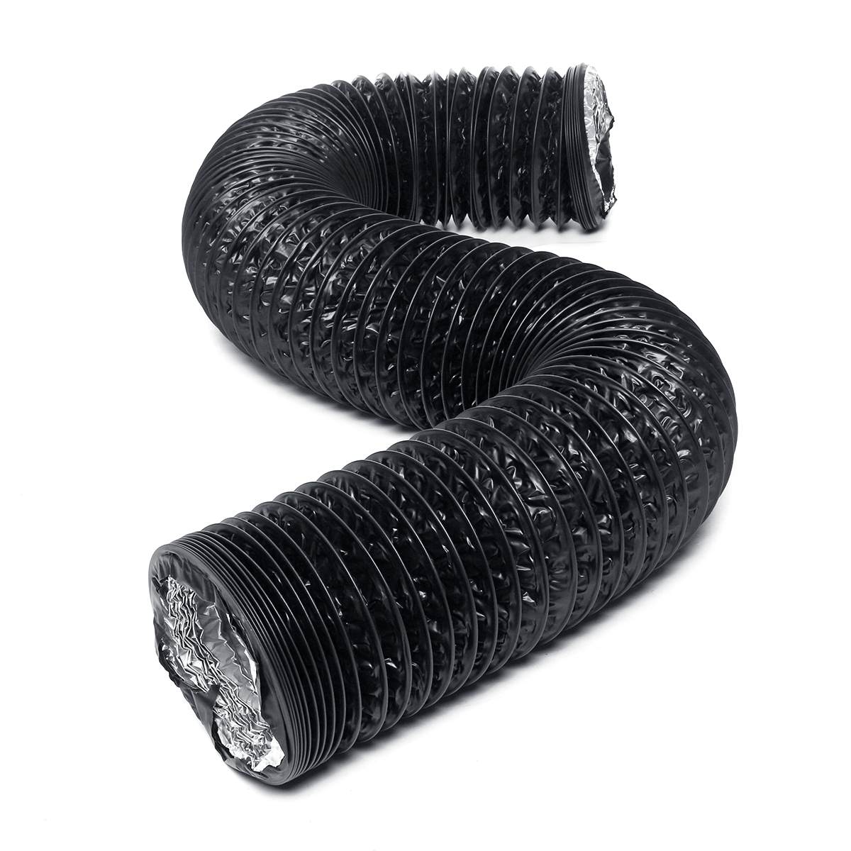 Flexible Exhaust Tube DIA 15cm 1.5M/3M/6M PVC Aluminum Air Ventilation System Ventilator Hose Pipe Kitchen Bathroom Accessories