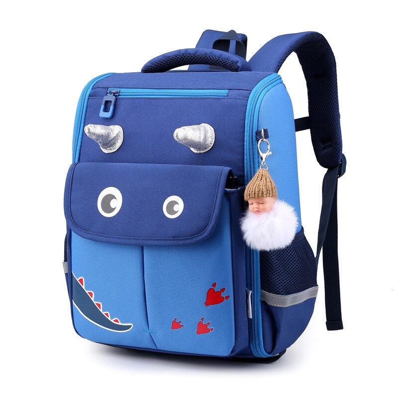 Children School Bag Girls Kids Satchel Primary school backpack princess Orthopedic Backpack schoolbag kids Mochila Infantil: Blue