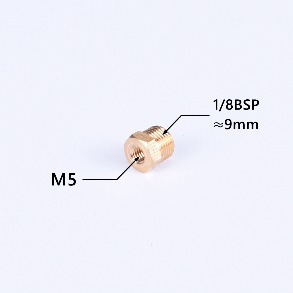 Encaixe de tubulação redutor de bucha hexagonal de latão 1/8 1/4 3/8 1/2 3/4 F para M com rosca reduzindo conector de acoplador de adaptador de gás de água de cobre: Bronze amarelo