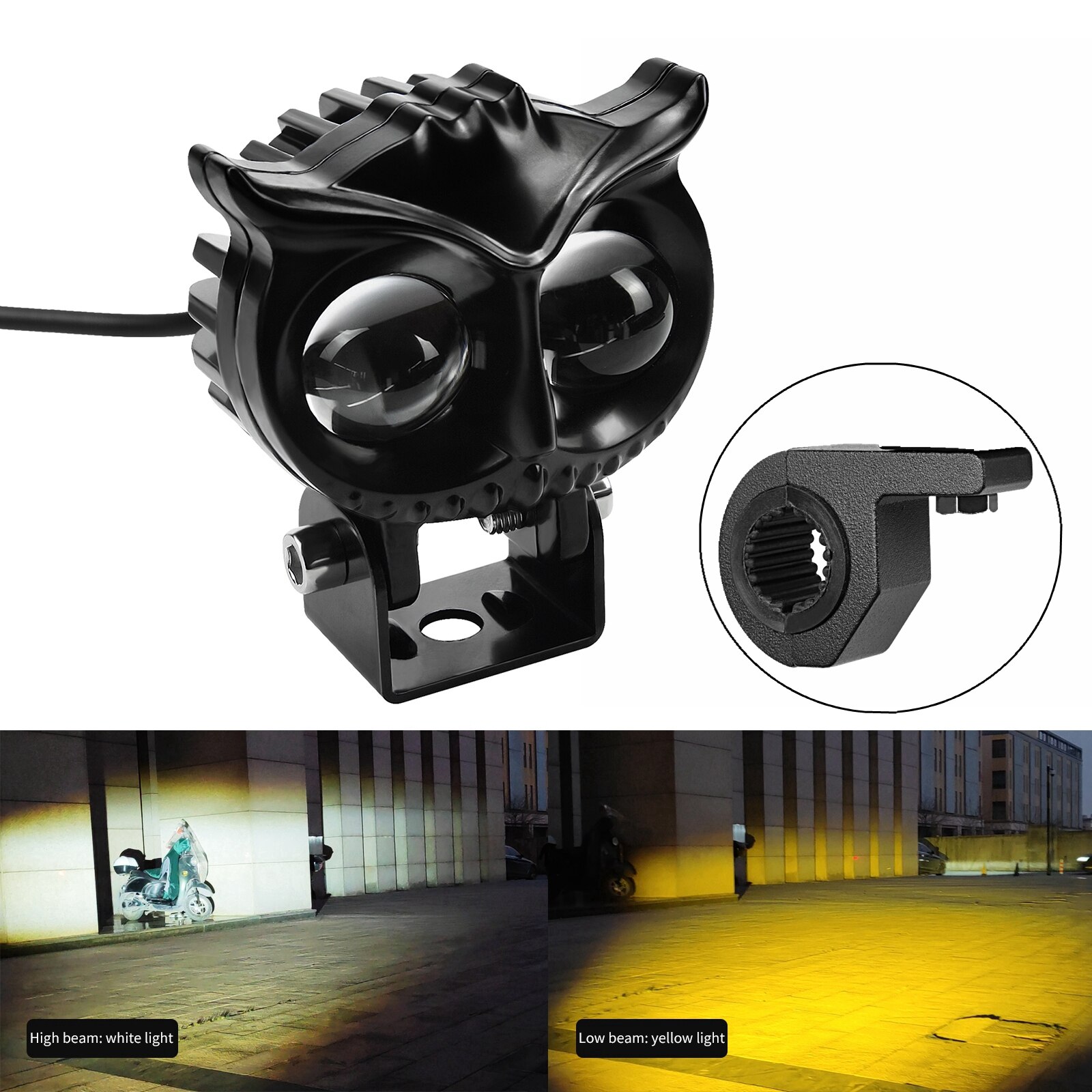 Work Headlight Waterproof Spotlight Fog Light LED Driving Light for Bicycle Motorcycle Boat Truck ATV Headlamp Travel Camp: B Types