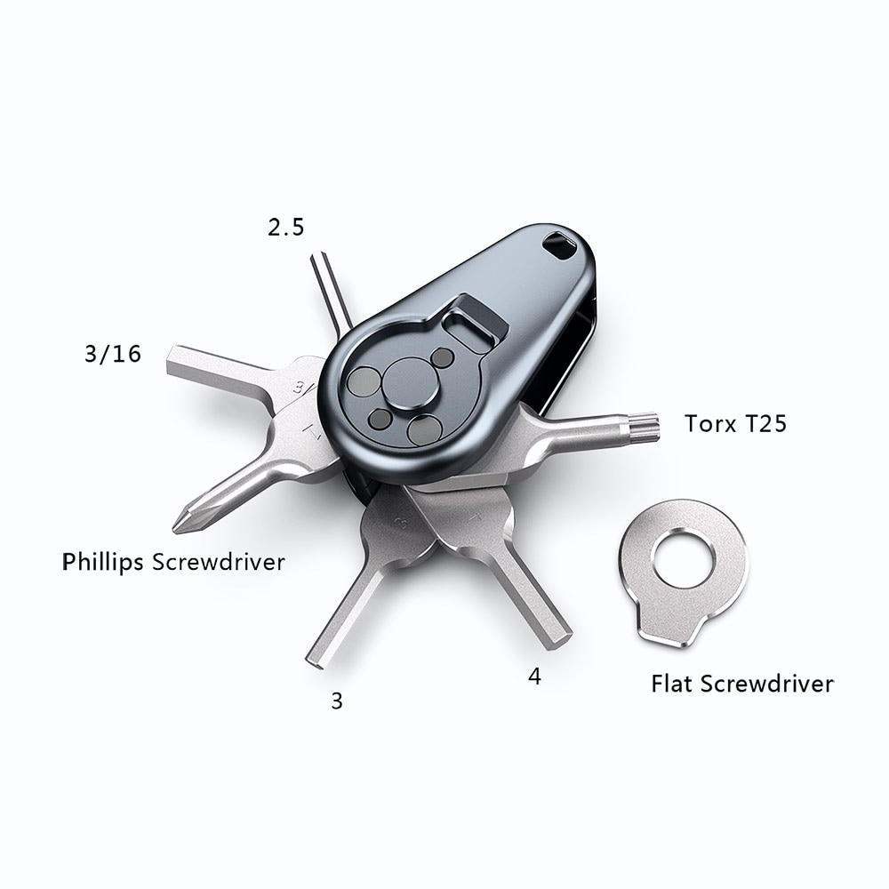 Smallrig Vouwen Schroevendraaier Kit Explorer Met Allen Sleutels/Platte Schroevendraaier/Phillips Schroevendraaier/Torx Schroevendraaier Set-2371