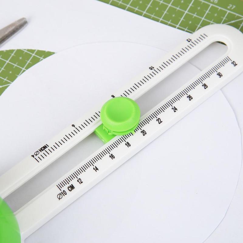 Circulaire Cutter Scrapbooking Kaarten Circulaire Cutter Praktische Ronde Snijden Patchwork Kompas Mes Nodig Handgemaakte Supplies