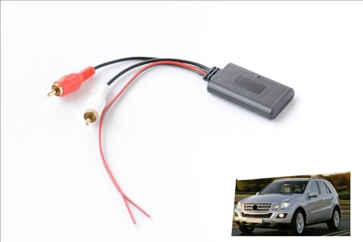 1PC Car Bluetooth Receiver Module Auto Vehicles Bluetooth 2RCA AUX Cable Adapter Car Music Audio Stereo Receiver With Cable