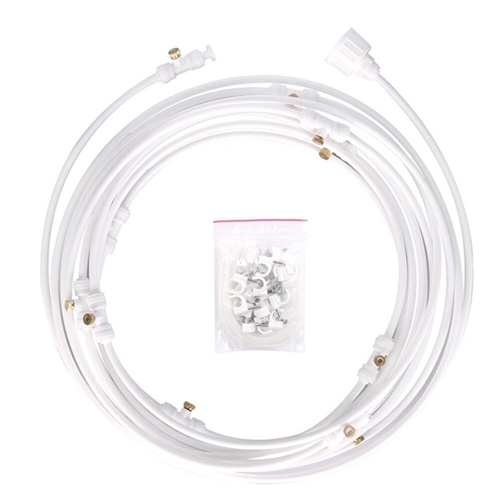 Tuin Spray 6M 9M 12M 15M 18M Irrigatie Sproeier Wit Gazon Patio Kas Zwarte Tuin tool Koelsysteem Kit