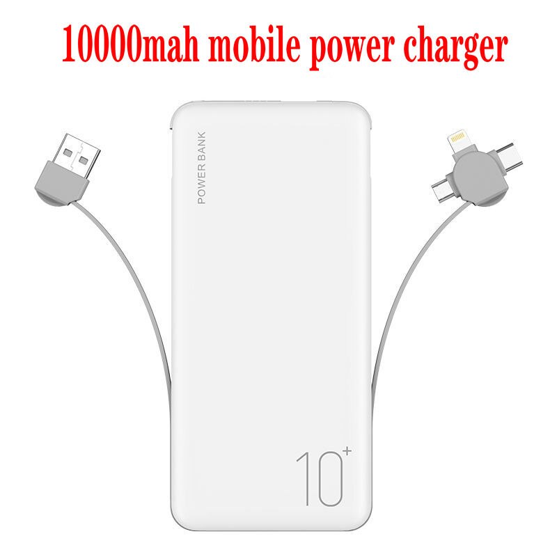 Chargeur mobile à grande capacité, 10000mah, charge rapide, mini paquet général