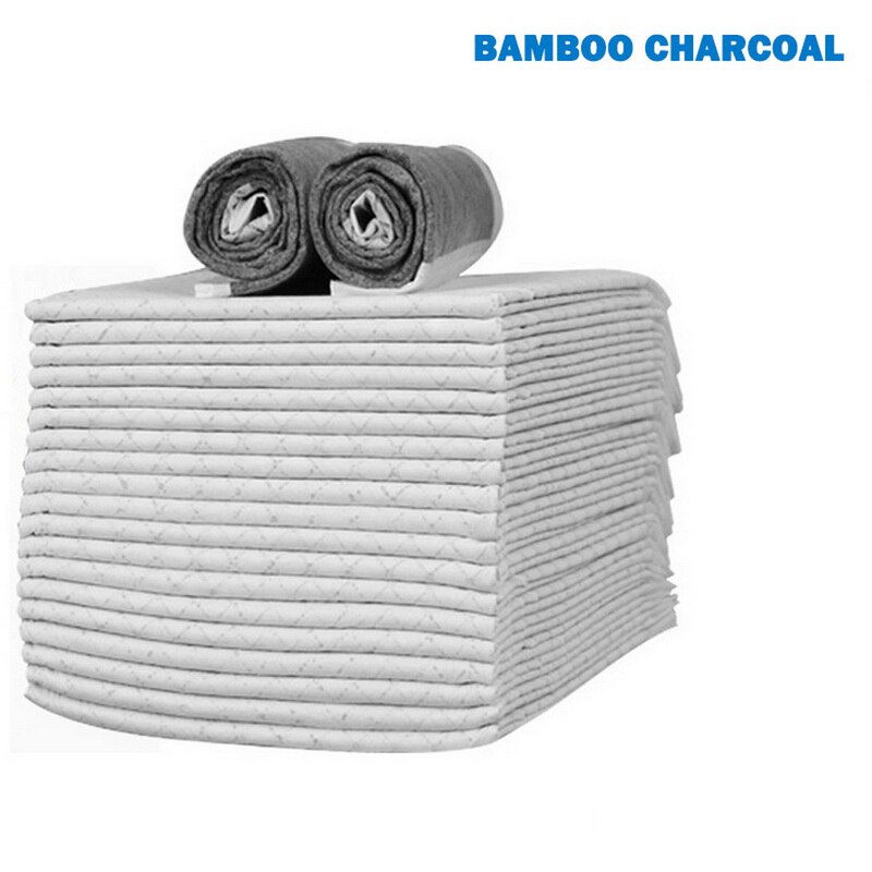Super absorbant couche pour animaux de compagnie chien formation pipi tampons jetable sain Nappy Mat pour chien chats animaux de compagnie nettoyage déodorant couche: bamboo charcoal / 45x60cm 50pcs