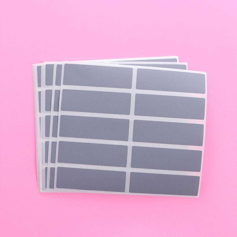 100pcs Rectangular Scraping Stickers Scratch Cards Adhesive Scratch Off Stickers Funny Scratch Off Cards