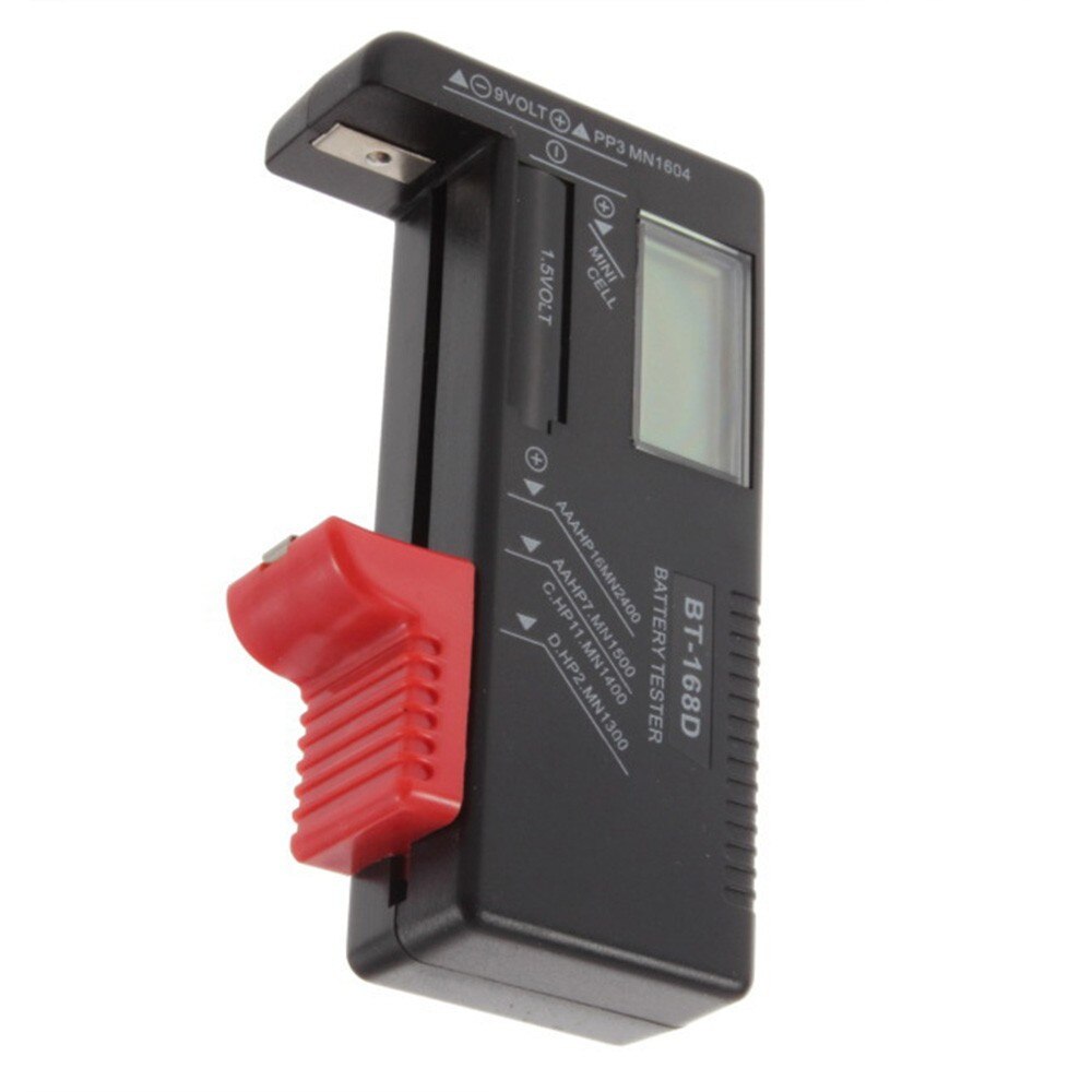 Indicator Battery Cell Tester AA AAA C/D 9V Volt Button Checker Tests 1.5V miniature cells With Meter Indicates Power Level
