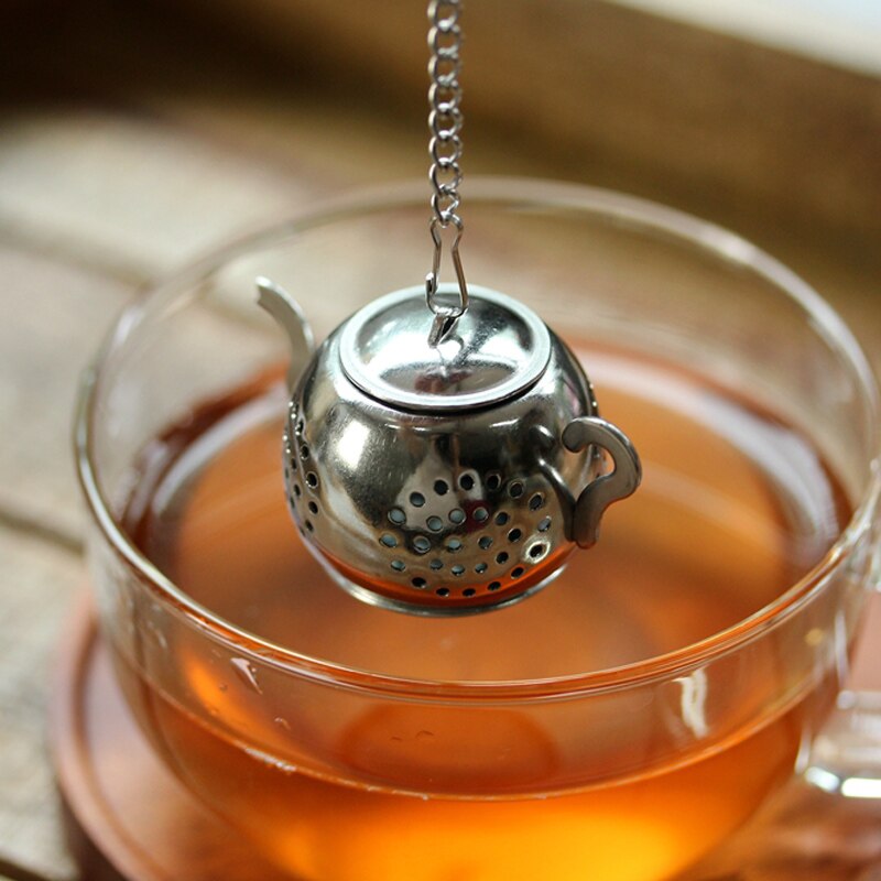 Infuseur à thé en acier inoxydable, passoire en forme de fusée, filtre pour feuilles mobiles, à herbes, à épices, boule, accessoires pour le thé