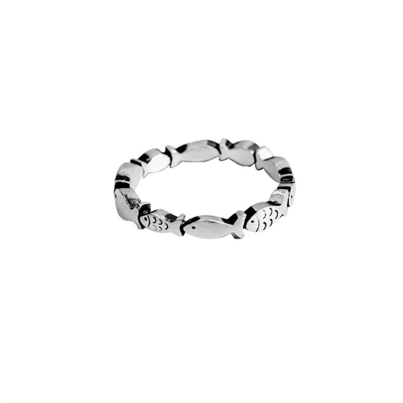 Persoonlijkheid Bohemian Vintage Vis Ringen Voor Vrouwen Mannen Vintage Ringen Gothic Sieraden Valentines