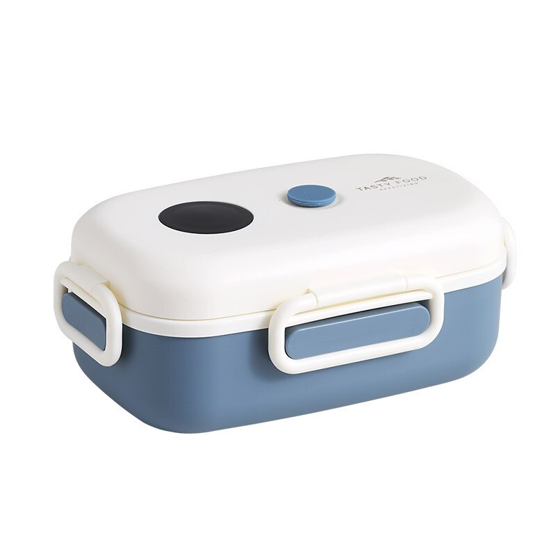 Keep Warm Lunch Box Container Fresh Bowl Display Temperature Students Adults Insulation Tableware With Lid bento lunch box: 1000ml Blue