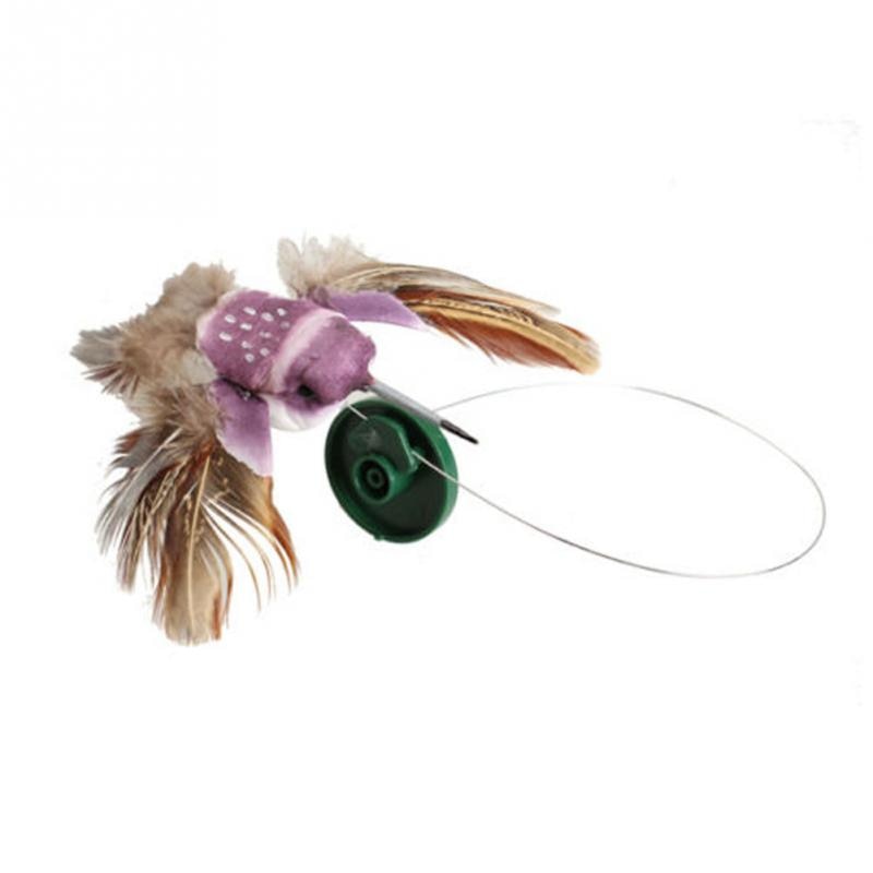 Solar Power Vibration Dancing Fly Fluttering Hummingbird Birds Garden Yard Decorative Stake #0925