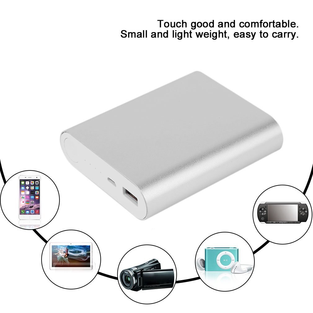 10400mAh DIY Power Bank 4*18650 Kit de Carcasa de caja de batería Universal USB cargador de batería de respaldo externo Powerbank para todos los teléfonos móviles