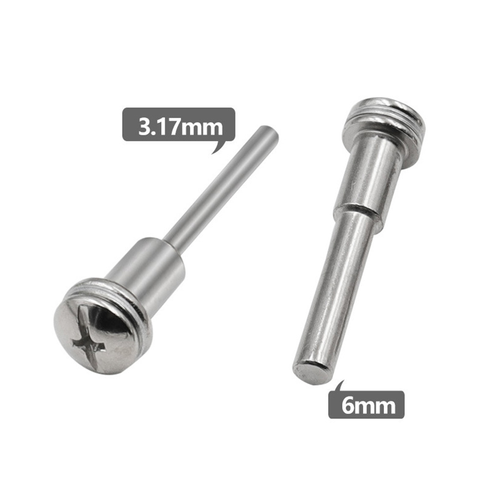 3.175/6mm Schacht Polijstschijf Opspandoorns Set Slijpschijf Verlengstuk Drijfstang Voor Dremel Rotary Tool