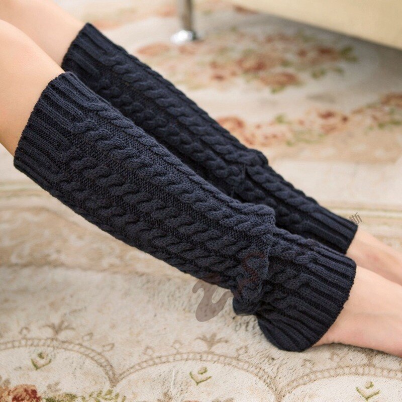 Chaussettes classiques en laine pour femmes, pour automne et hiver, chauffe-jambes, couvre-mollet, SA290