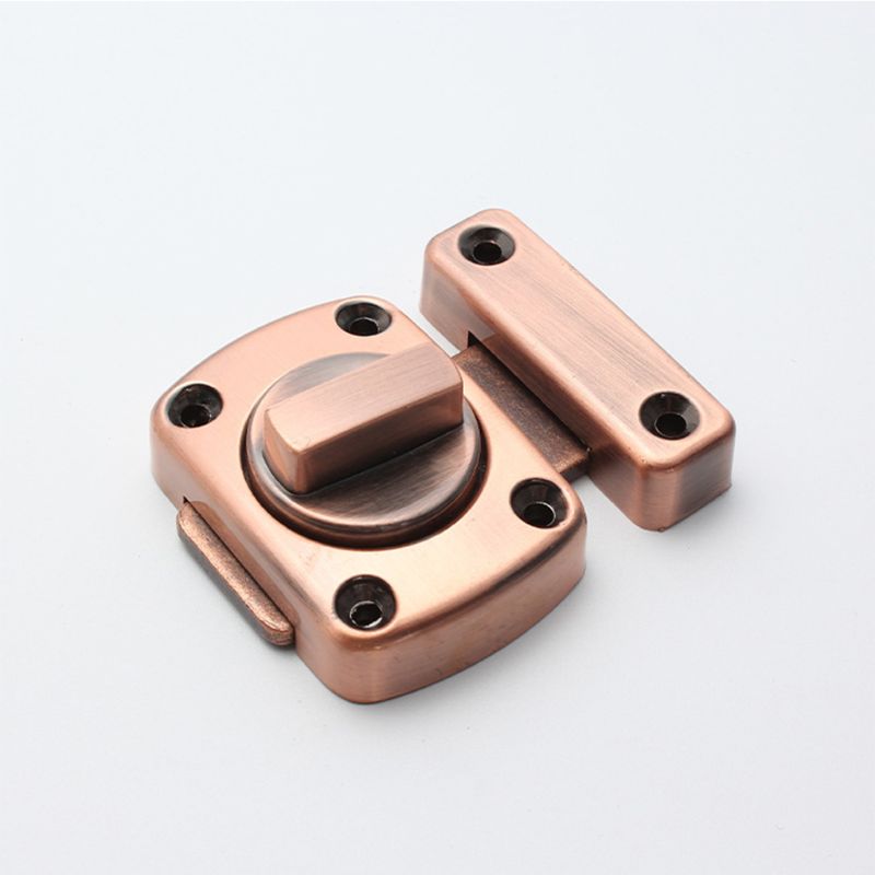 Zinc Alloy Door Gate Latch Rotate Security Sliding Door Lock Bolt with Screws