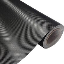 Decoratie Speaker Oppervlakken 50X200Cm 3D Matte Black Carbon Fiber Auto Sticker Vinyl Folie Film Duurzaam Praktische