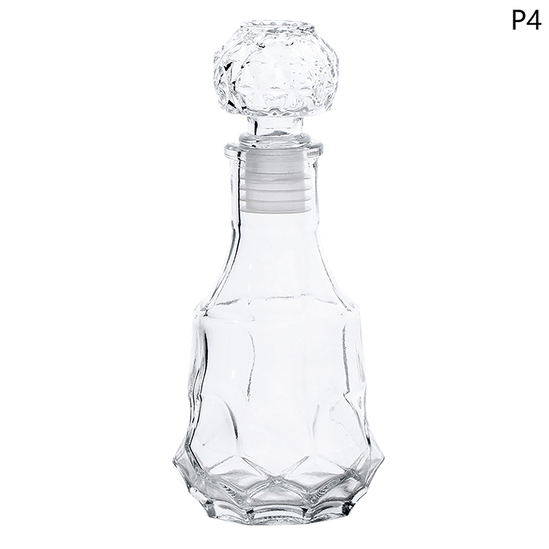 Vaso de vidrio transparente para whisky, decantador de , botella de vidrio para licor, Bourbon, Barware, 100/150ml, 1 unidad: Verde claro