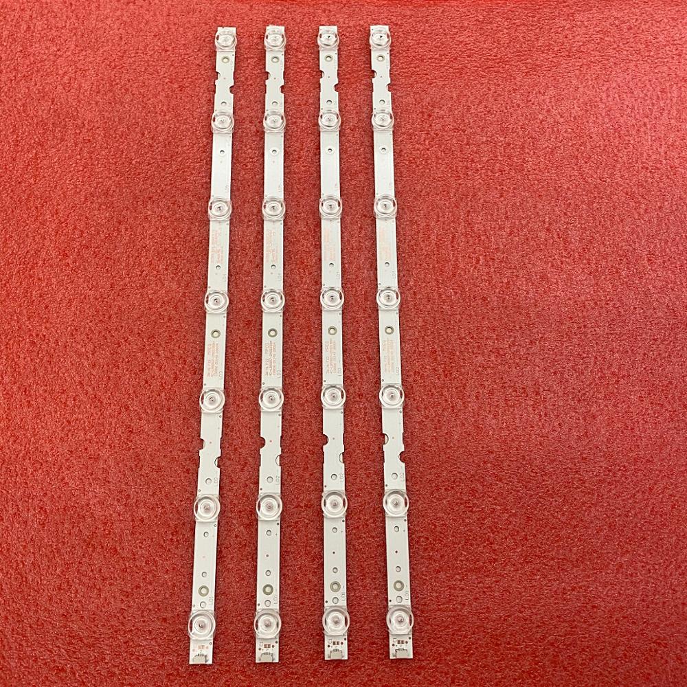 20 stk/parti ledet bakgrunnsbelysningslist til tcl 50 p 65oss 50 s 421 50 s 423 50 ep 640 50 dp 628 tcl-gic -50 d 6-3030 lx20180417 4c-lb5007-yh02j zm03j
