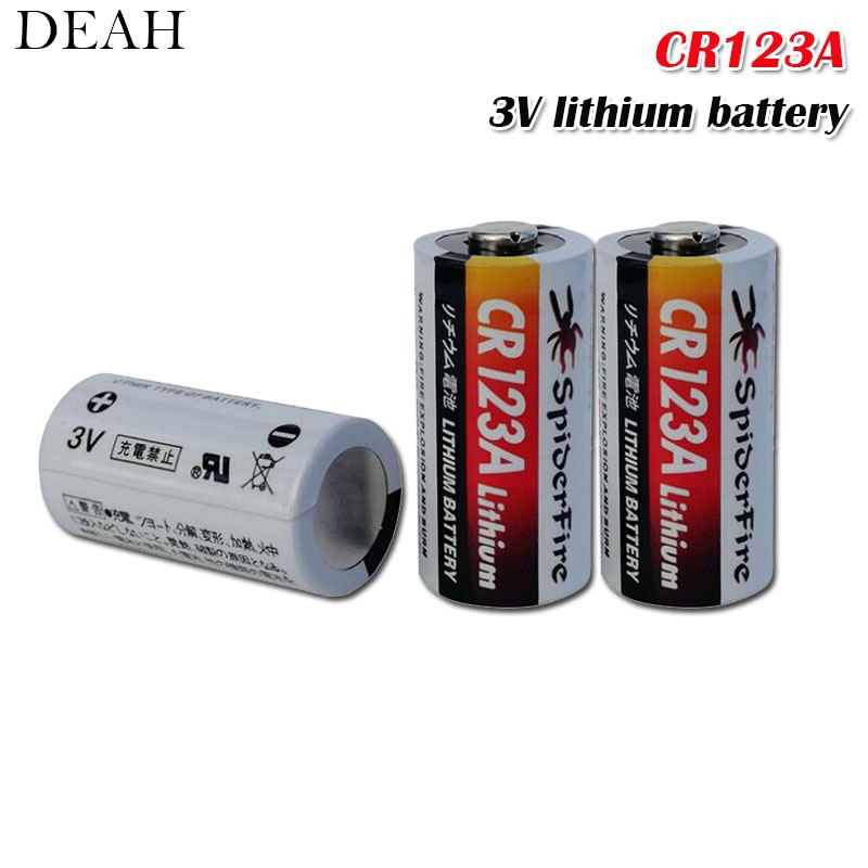 3Pcs Lithium Batterij CR123 Cr 123A CR17345 16340 Cr123a 3V Niet-oplaadbare Batterijen Voor Camera Gas Meter primaire Droge Batterij