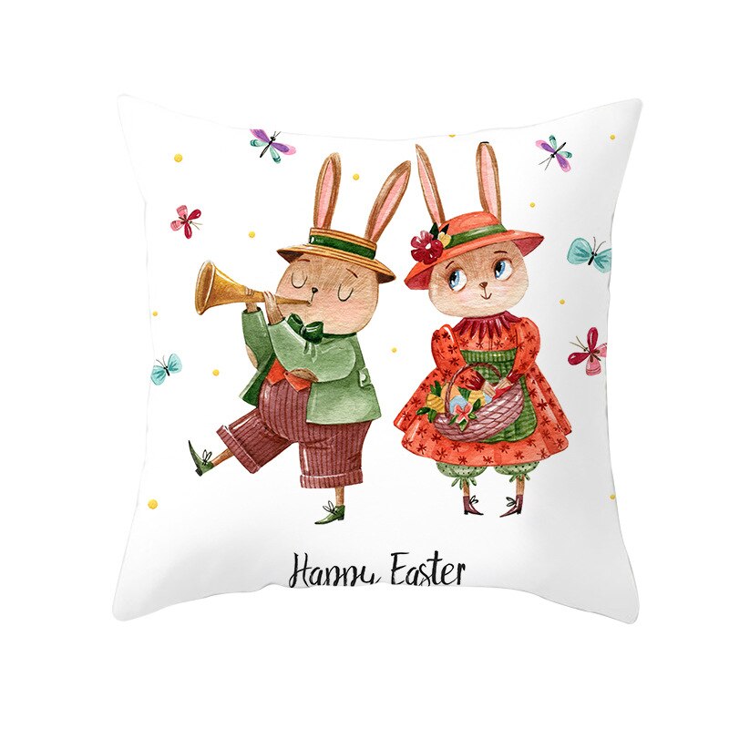 Kids Kussensloop Brief Kussenhoes 45*45 Sierkussen Covers Decor Kussens Bank Polyester Bloemen Home Decor Kussenslopen: 11