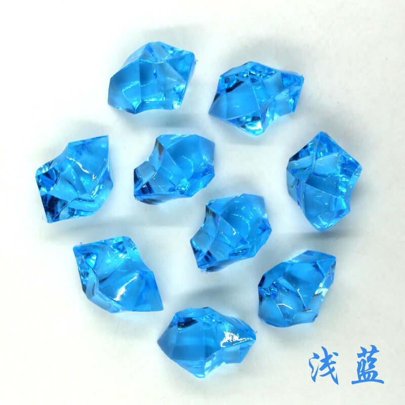 Cristaux en acrylique 250 pièces | Pierre d'aquarium, réservoir de poissons/fournitures de décoration de mariage, de jardin domestique: light blue