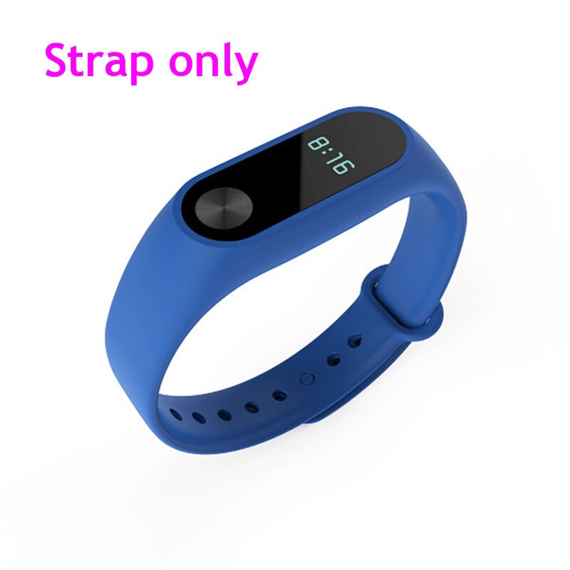 Para Xiaomi Mi Band 2 correa de reloj inteligente correa de repuesto correa de silicona pulsera para Xiaomi Accesorios inteligentes: dark blue