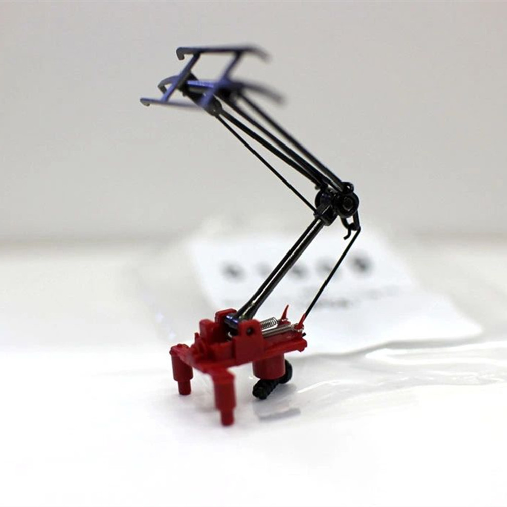 Alloy Arm Pantograph HO Model Train 1:87 Scale Bow Electric Traction Antenna Part Model Railway Layout 1pc