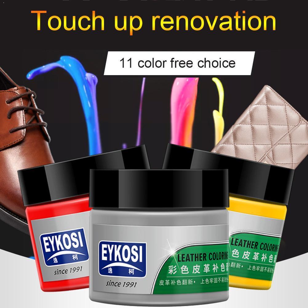 50m Advanced Leather Repair Gel Leather Dyeing Agent Color Repair Paste Refurbished Clothes Shoes Complementary Paint Sofa I3B7