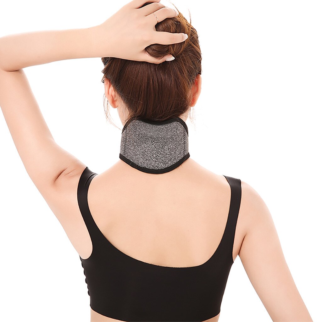 1 Pc Hals Ondersteuning Massager Zelfopwarming Nek Massage Toermalijn Magnetische Infrarood Verwarming Guard Warmte Belt Body Massager