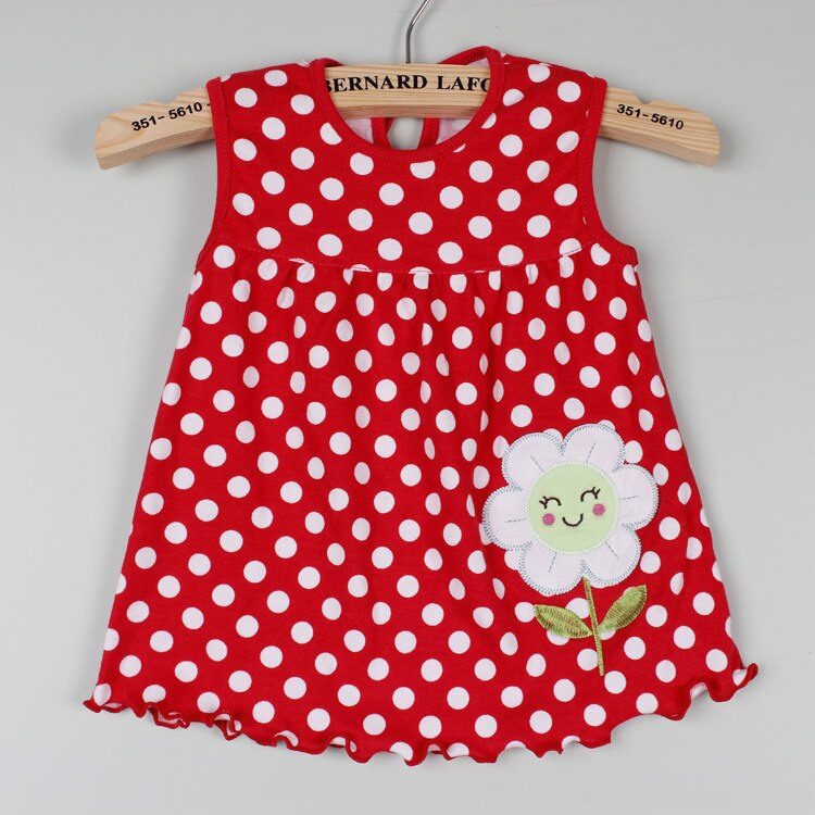 1-3 t vestido da menina do bebê sem mangas infantil meninas vestido de verão estilo princesa algodão roupas vestido de bebê meninas roupas: Céu Azul