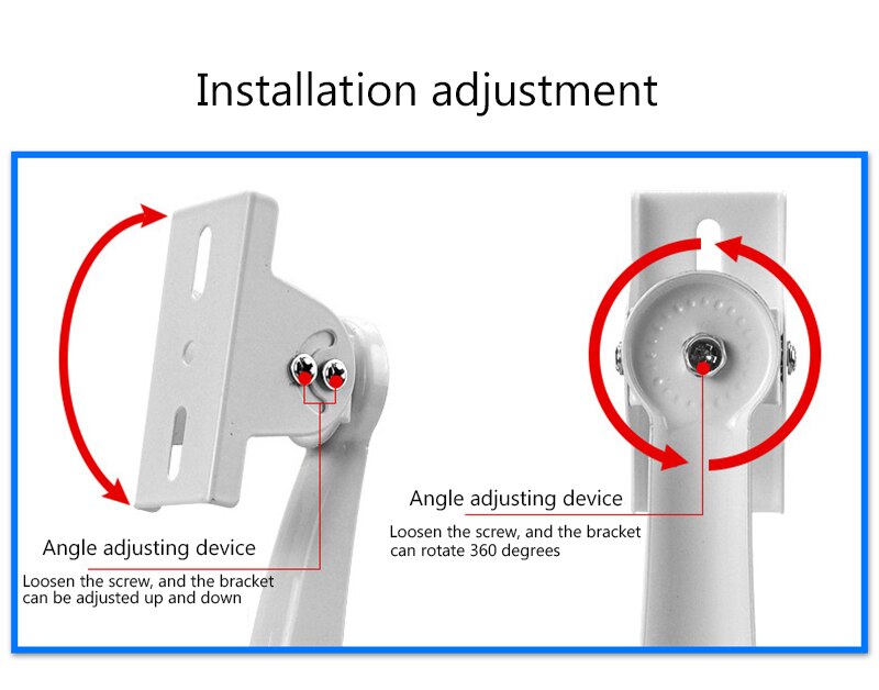 high strength CCTV Camera wifi IP solar panels Security camera Adjustable metal bracket support stand trestle holder