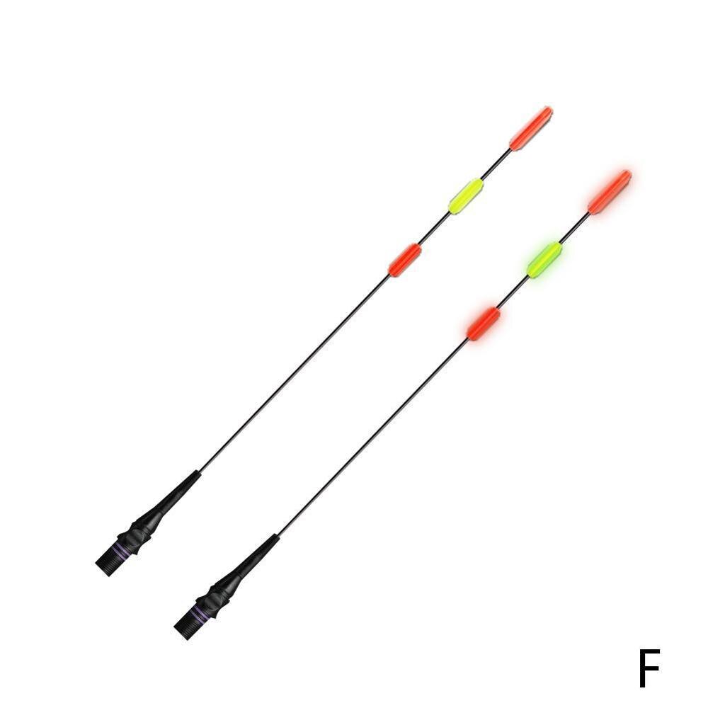 Galleggianti da pesca luce notturna galleggiante luminoso super luminoso notte pesca portato accorto galleggiante superiore luminoso ultra sensibile Flo elettronico
