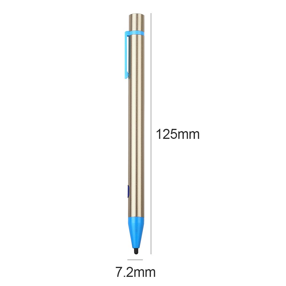 Capacitive Screen Stylus Pen Drawing Touch Smart Pencil for iPad Air Mini 5: Gold
