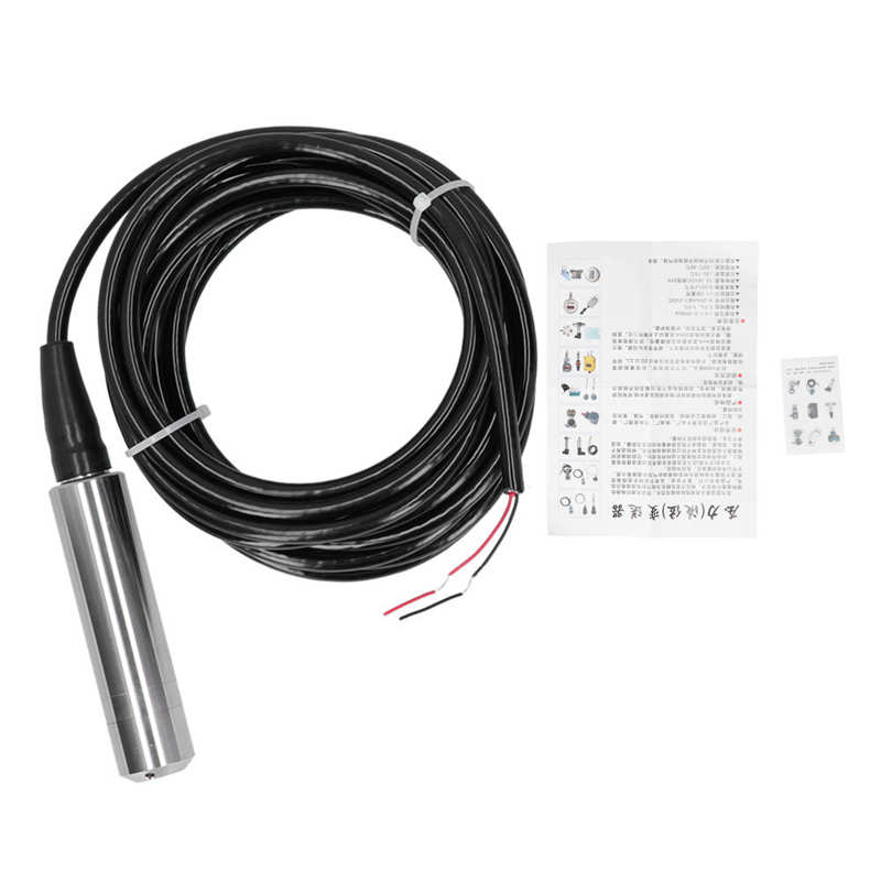 Liquid Level Transmitter 5m Cable Water Level Sensor Detector 12-32VDC 4-20mA Liquid Level Sensor
