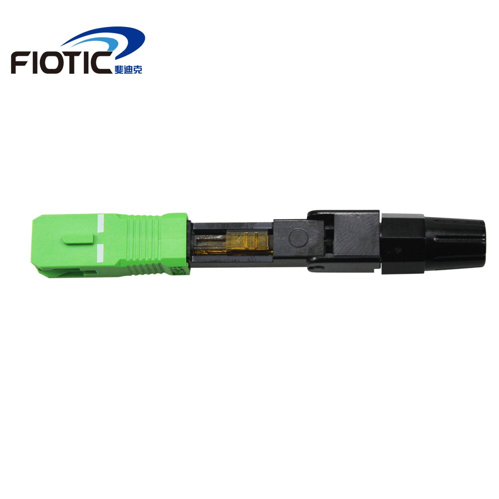 100 Stks/doos Ftth Sc/Apc Single-Mode Glasvezel Sc Apc Quick Connector Kosteneffectieve Fiber Optische snelle Connector