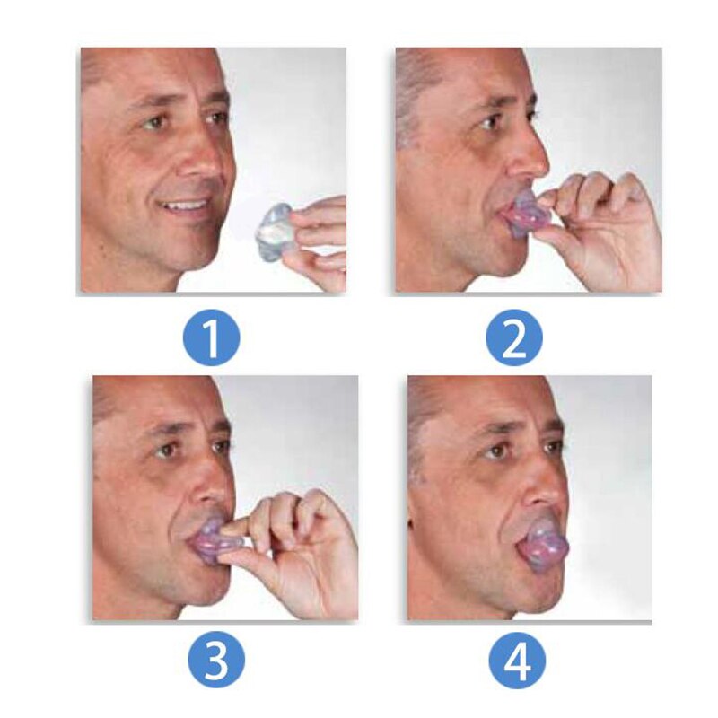 1Pcs Medische Siliconen Tong Anti Snurken Krachtige Anti Snurken Apparaat Apneu Stopper Tong Retainer Anti Snurken Night Helpen Slaap