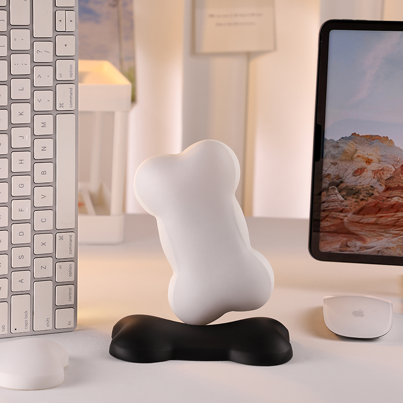 Alfombrilla de ratón bonita, soporte para reposamuñecas, alfombrilla de ratón ergonómica de silicona antideslizante para suministros de oficina, accesorios de decoración de escritorio