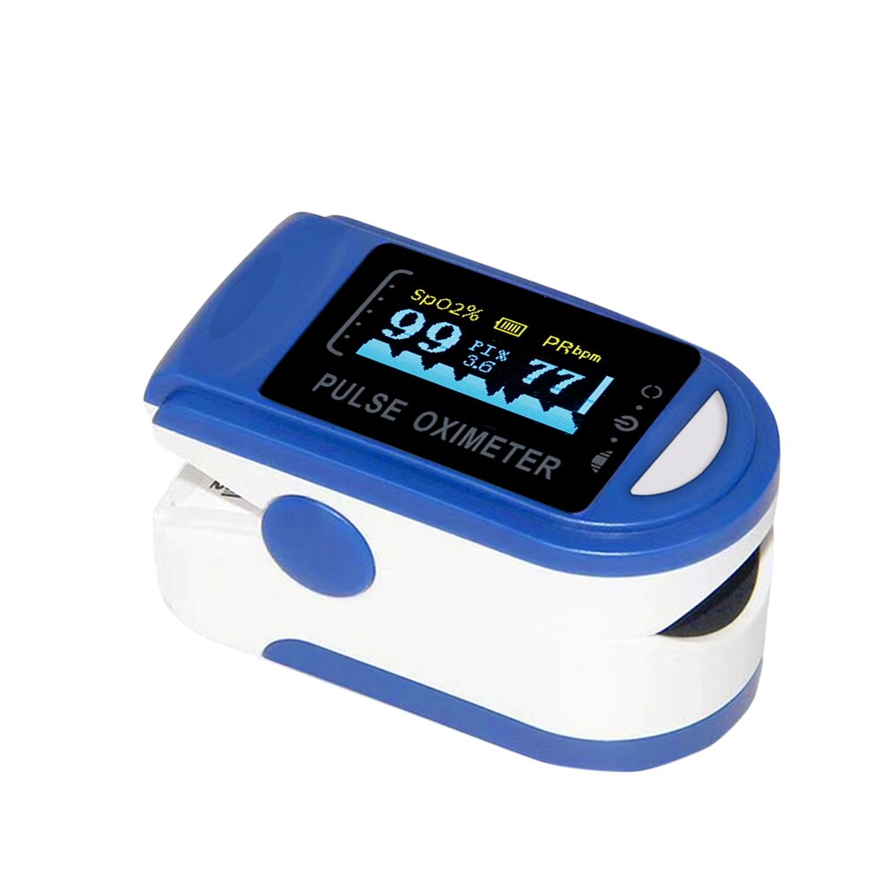 Moniteur d'oxygène sanguin doigt oxymètre de pouls moniteur de Saturation en oxygène sans batterie dans les 24 heures: MD1629BL