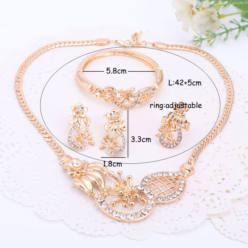 African Wedding Jewelry Sets African Women Necklace African Beads Jewelry Sets Indian Jewelry