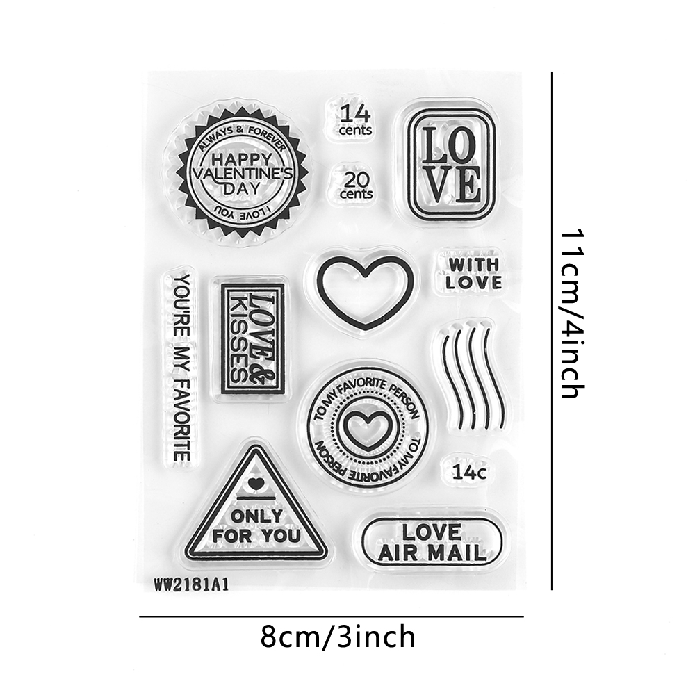 Amor del collage postal; Sellos transparentes de copo de nieve de estrella para manualidades DIY, álbum de tarjetas, decoración de colección de recortes, sellos transparentes: Gris claro