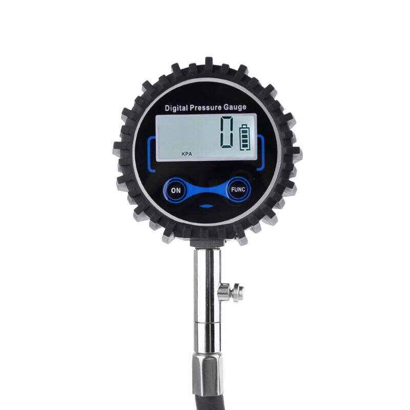 Gearzaar Digital Tire Pressure Gauge - LCD Display, 150 PSI, For Car, Bike, Truck