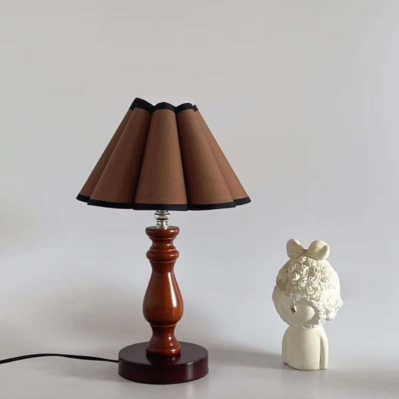 Vacker lotusblomma lampskärm tyg bordslampskärm  e27 skrivbordslampskärmar sovrumslampdekor gör-det-själv-tillbehör