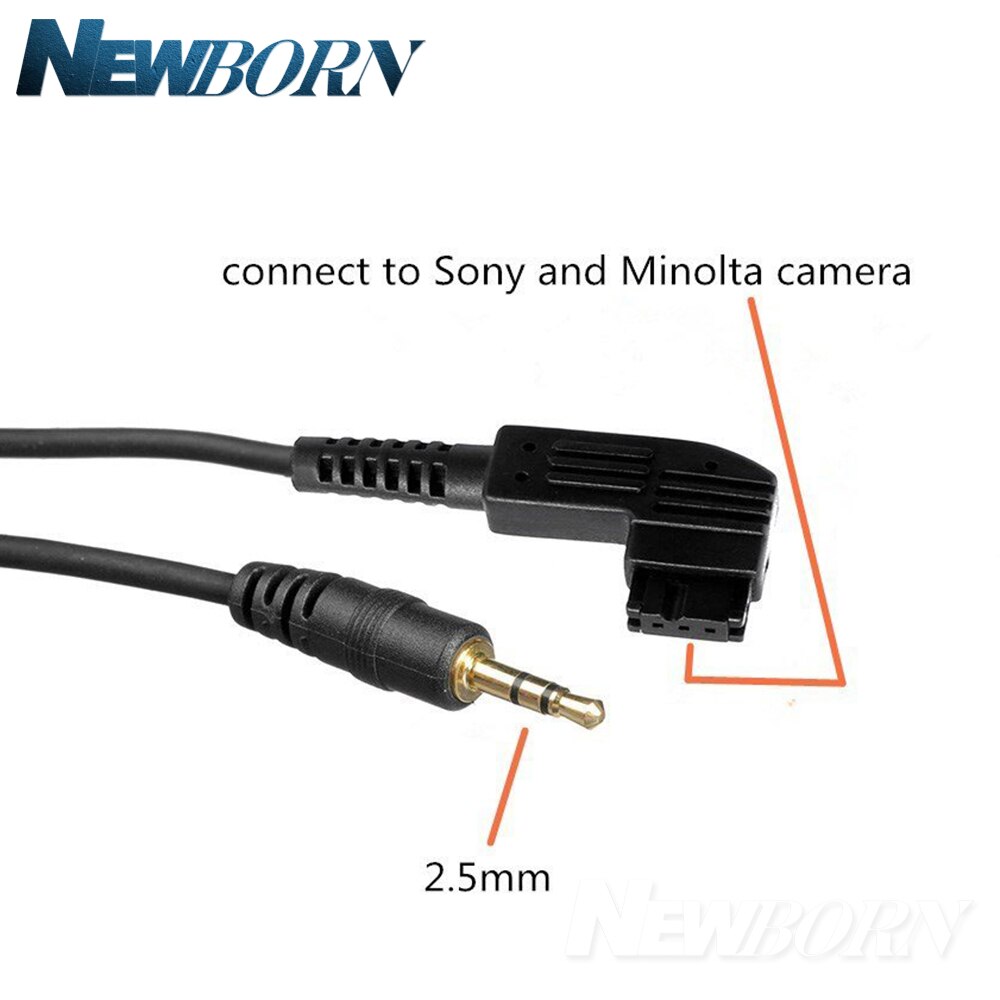 2.5mm-S1 Remote Aansluiten Kabel Cord voor Sony A77II A99 A57 A37 A300 A350 A450 A550 A560 A580 A700 A850 A900 A33 A55 A65 A77